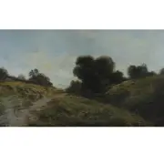 Ransome Gillett Holdridge, Valley Landscape, oil on canvas