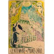 Cecil Beaton, Centenaire de Monte-Carlo, 1866, 1966, lithograph