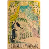 Cecil Beaton, Centenaire de Monte-Carlo, 1866, 1966, lithograph