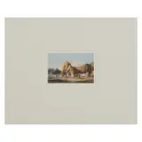 John Varley, Chingford Church, watercolor on paper