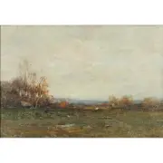 Charles P. Gruppé, Indian Summer, oil on canvas