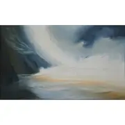 George Sumner, Untitled (Sea Coast with Birds), 1978, oil on canvas