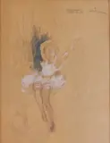 Pál Fried, Young Girl Dancing