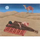 Glen Chesnut, Couple in Desert, 1991, acrylic on paper