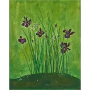 Victor Bergeron, Iris, 1969, oil on canvas