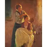 F. Michael Wood, By Window Light, 2004, oil on canvas