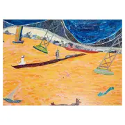 Olive Ayhens, Quake, 1985, oil on canvas