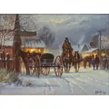 G. Harvey, Among Friends, 1994, oil on board