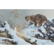 Jorge J. Mayol, Snow Lynx, 1992, oil on canvas