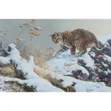 Jorge J. Mayol, Snow Lynx, 1992, oil on canvas