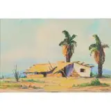 Elmer Guy Gandy, House in the Desert, 1934, oil on canvas