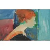 June Felter, Portrait of Sylvia, 1962, oil on canvas
