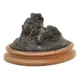 Albert Humphreys, African Lions, 1913, No. 11, bronze