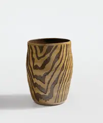 (wood 15) by Shio Kusaka, 2016, stoneware, sold Nov 2019