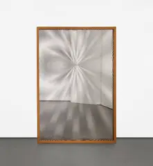 Walk through wall by Ólafur Elíasson, 2005, glass, mirror and wood, sold Nov 2019