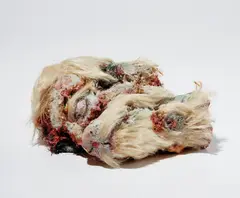 David Altmejd, Untitled (Blond), 2003, plaster, resin, paint, synthetic hair, jewelry and glitter