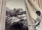 Martha Rosler, Cleaning the Drapes, from the series "Bringing the War Home: House Beautiful", 1969-72, photomontage printed as color photograph