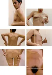 Untitled (Glass on Body Imprints) by Ana Mendieta, 1972, suite of 6 chromogenic prints, sold Nov 2019