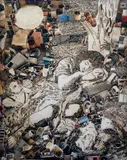 Diana and Endymion (Detail), after Francesco Mola (from Pictures of Junk ) by Vik Muniz, 2007, chromogenic print, sold Nov 2019