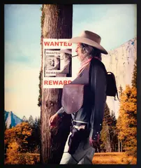 Rodney Graham, Paradoxical Western Scene, 2006, painted aluminum lightbox with transmounted chromogenic transparency