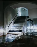 James Casebere, Green Staircase #1