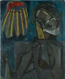 Markus Lüpertz, Pierrot Lunaire - Der Dandy, 1984, oil on canvas