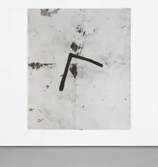 Chunk by Tony Lewis, 2015, pencil, graphite powder and tape on 4 adjoined sheets of paper, sold Nov 2019
