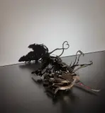 Tim Noble and Sue Webster, Metal Fucking Rats with Heart Shaped Tail