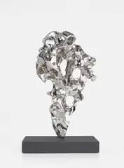 Artificial Rock No. 161 by Zhan Wang, 2013, stainless steel, sold Nov 2019