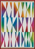Blake Rayne, Untitled Painting, 2009, acrylic, gesso and spray paint on linen, in artist's lacquered wood frame
