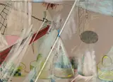 Caragh Thuring, Dock III, 2010, gesso, acrylic and oil on linen