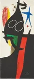 Joan Miró, Le Sarrasin à l'étoile bleue (Saracen with Blue Star), 1973, Etching and aquatint in colors with carborundum, on Arches paper, the full sheet