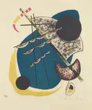 Wassily Kandinsky, Kleine Welten II (Little Worlds II), from Kleine Welten (Little Worlds), 1922, Lithograph in colors, on Bütten paper, with full margins
