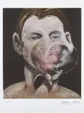 Francis Bacon, Portrait of Peter Beard, 1976, Etching and aquatint in colors, on Arches paper, with full margins