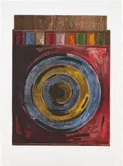 Target with Plaster Casts by Jasper Johns, 1979-80, Etching and aquatint in colors, on Rives BFK paper, with full margins, sold Apr 2019