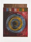 Jasper Johns, Target with Plaster Casts, 1979-80, Etching and aquatint in colors, on Rives BFK paper, with full margins