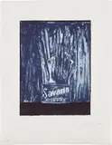Jasper Johns, Savarin 6 (Blue), 1979, Lithograph in colors, on Richard de Bas paper, with full margins