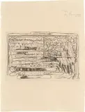 Jasper Johns, 1st Etchings, 2nd State: one plate, 1969, Etching, on Auvergne paper, with full margins