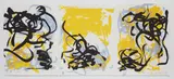 Joan Mitchell, Little Weeds I, 1992, Etching and aquatint in colors, on three sheets of Rives BFK paper, the full sheets