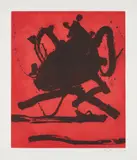 Robert Motherwell, Red Sea II, 1979, Etching and aquatint in colors, on German Etching paper, with full margins