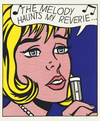 Roy Lichtenstein, Reverie, from 11 Pop Artists, Volume II, 1965, Screenprint in colors, on smooth wove paper, with full margins