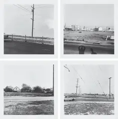 Vacant Lots by Ed Ruscha, 1970/2003, The complete set of four gelatin silver prints mounted to matboard (as issued), all contained in the original black line, sold Apr 2019