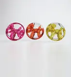Balloon Dogs Presentation Set by Jeff Koons, 2015, The compete set of three porcelain multiples painted in chrome, sold Apr 2019