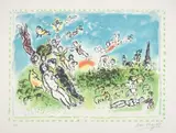 Songe d'été (Summer's Dream) by Marc Chagall, 1983, Lithograph in colors, on Arches paper, with full margins, sold Apr 2019
