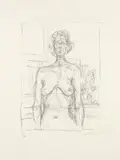 Alberto Giacometti, Nude with Flowers