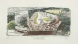 Georges Braque, Nature Morte III (Verre et fruits) (Still Life III, Glass and Fruit)