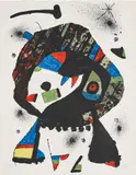 El merma (The Diminutive) by Joan Miró, 1978, Lithograph in colors, on Arches paper, with full margins, sold Apr 2019