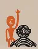 Les Affichistes (The Poster Artists) by Alexander Calder, 1965, Lithograph in colors, on Arches paper, with full margins, sold Apr 2019