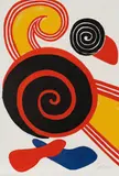 Spirales (Spirals) by Alexander Calder, 1969, Lithograph in colors, on Rives BFK paper, the full sheet, sold Apr 2019