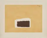 Abyss by Robert Motherwell, 1978, Monotype and collage in colors, on Buff Fabriano paper, with full margins, sold Apr 2019